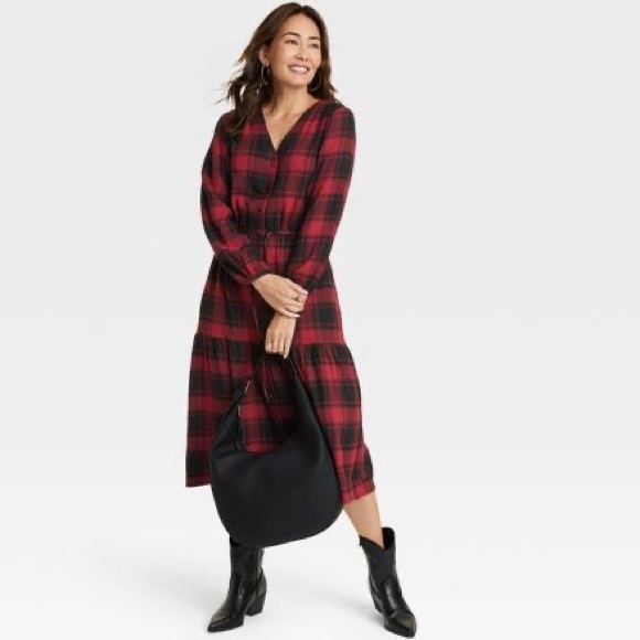 Knox Rose Dresses & Skirts - Knox Rose A-Line Plaid Dress Size S